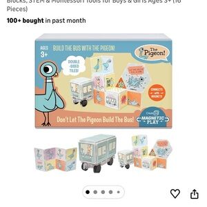 Magnetic Play Set - Blue and White